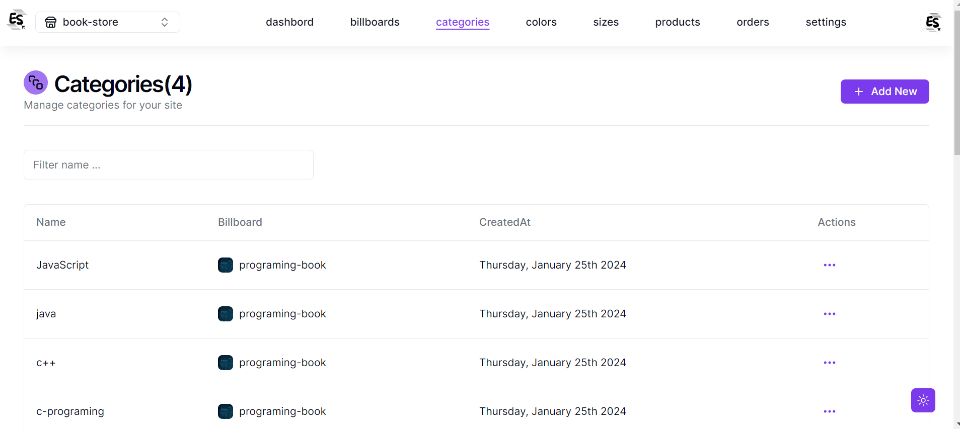 E-Commerce Platform (E-Store)